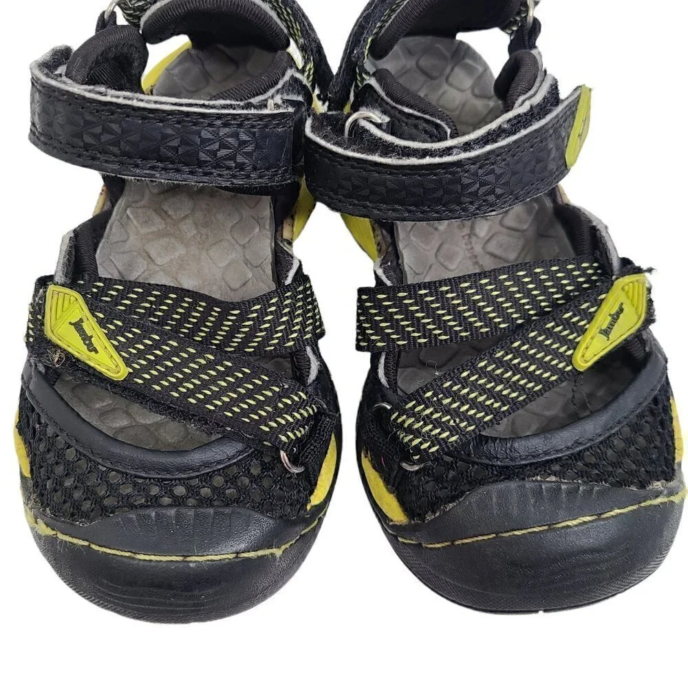 JAMBU Toddler Black Yellow Water Shoe Sandals Mary Jane Beach Hike Summer